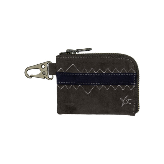 TCM starfish zigzag card wallet (charcoal)