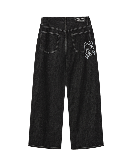 AE RIGID JEANS [BLACK]