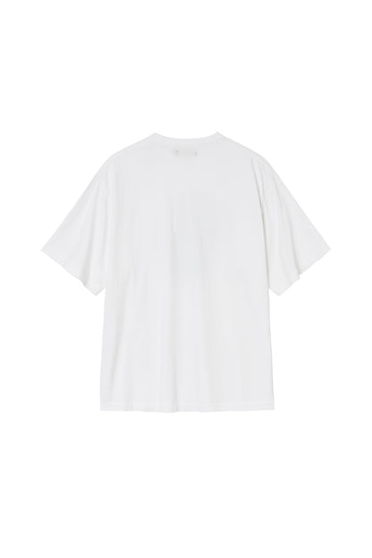Ghost Cat Tee White