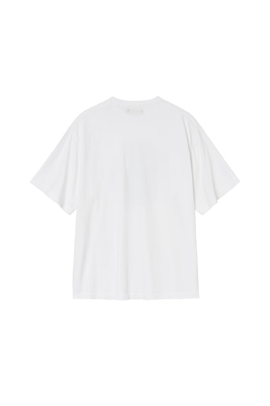 Ghost Cat Tee White
