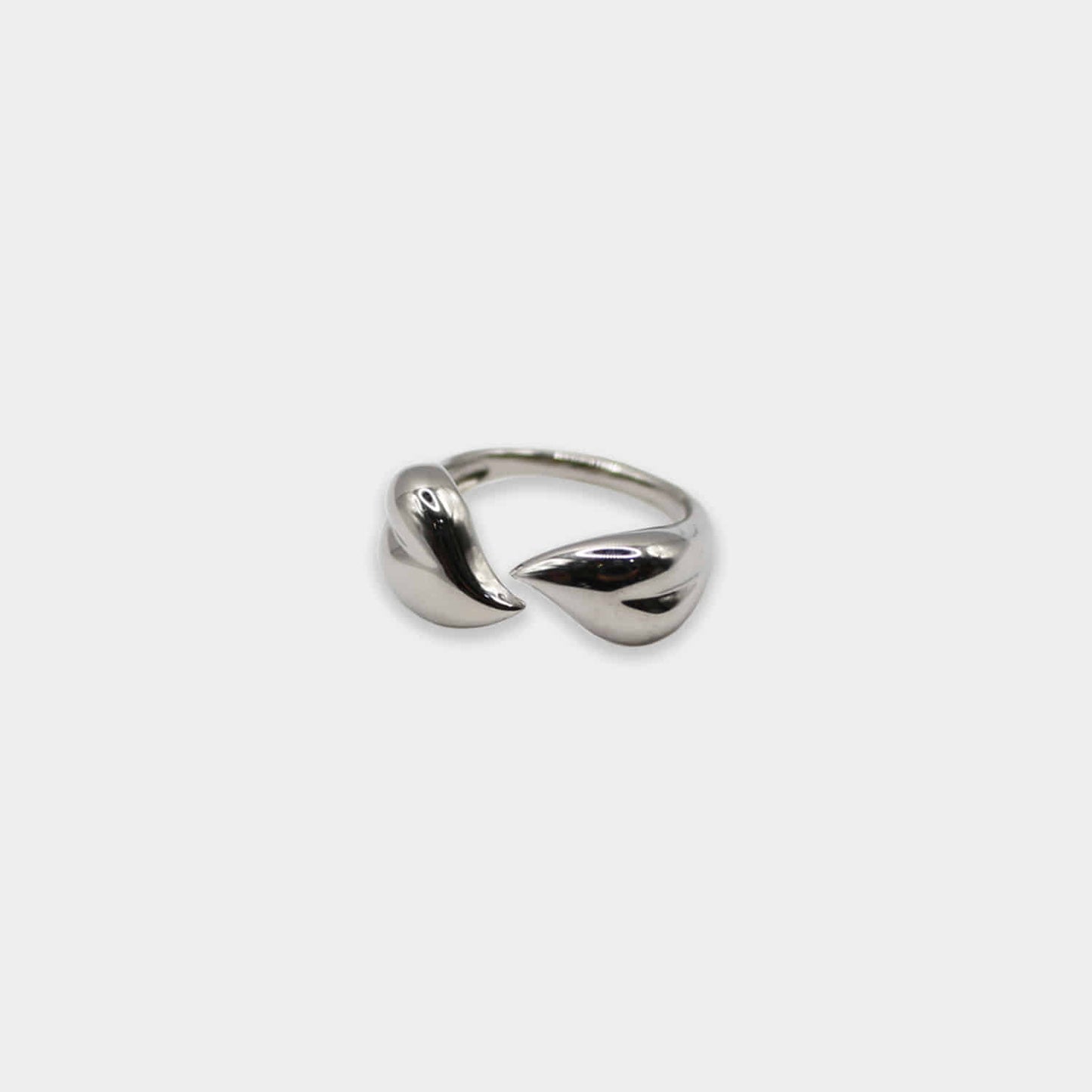 Dual Drop Heart Ring