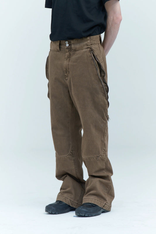 MPa TWO DIVISION POCKETS PANTS (BROWN)