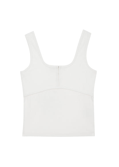 BUSTIER DETAIL TANK TOP / 3 Color