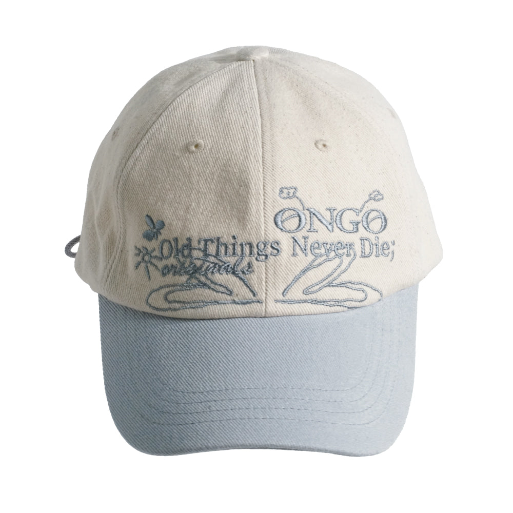 [FLOWER] KNOT CAP / ASHBLUE