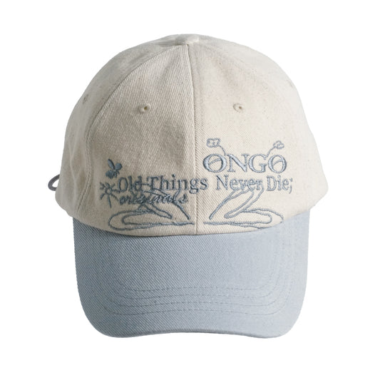 [FLOWER] KNOT CAP / ASHBLUE