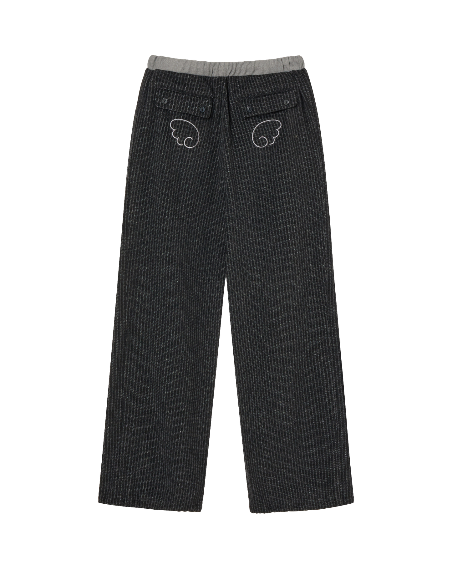 ANGEL STRIPE PANTS [BLACK]