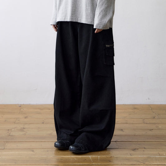 TCM double pocket pants (black)