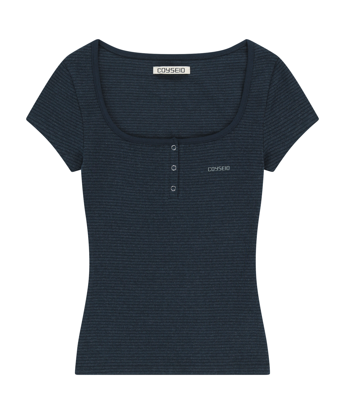 PRONG SNAP MINI LOGO TEE NAVY 