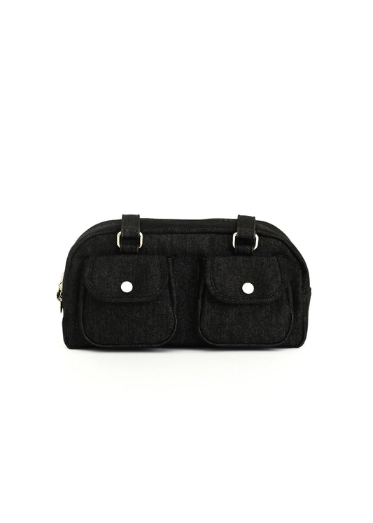 Pocket bag [Black denim] 