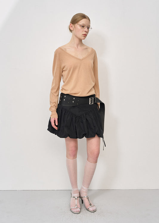 VOLUME MINI SKIRT / 2 Color