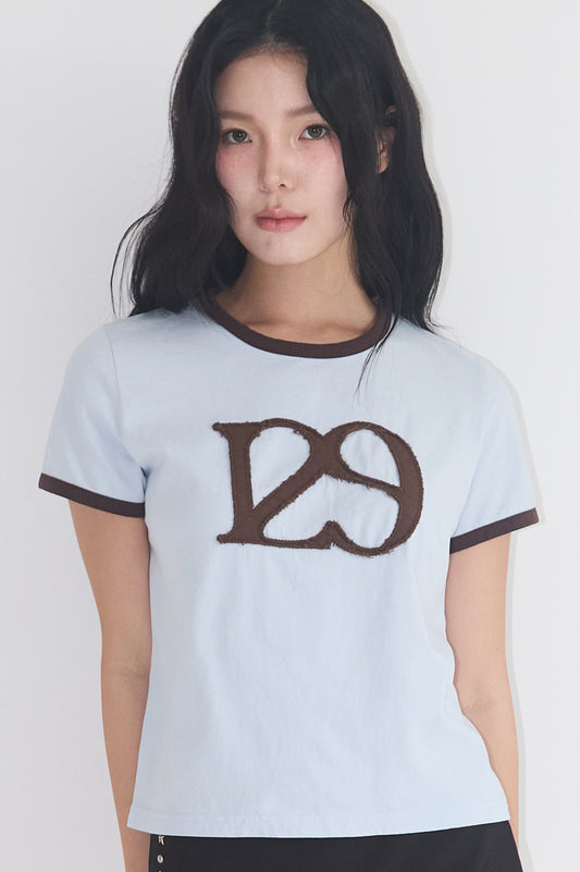 129 Logo Patch T-Shirt Blue