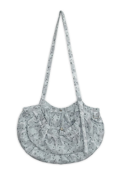 Stardust printed cross bag (Graish blue)
