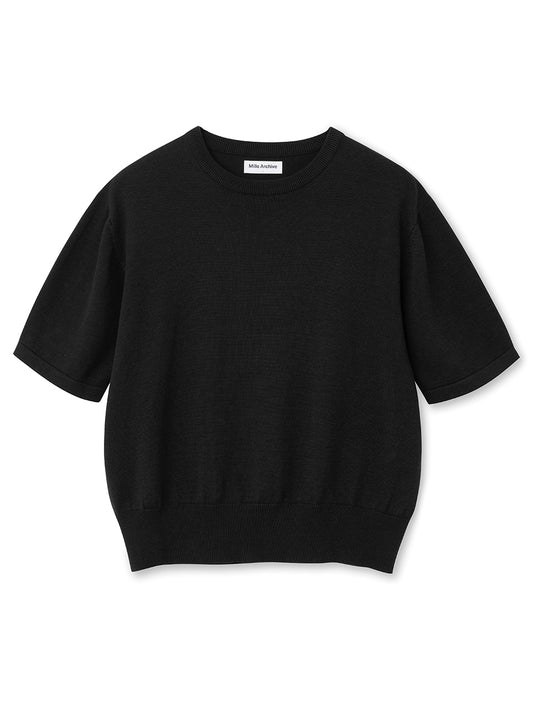 Crop Easy Knit [Black]