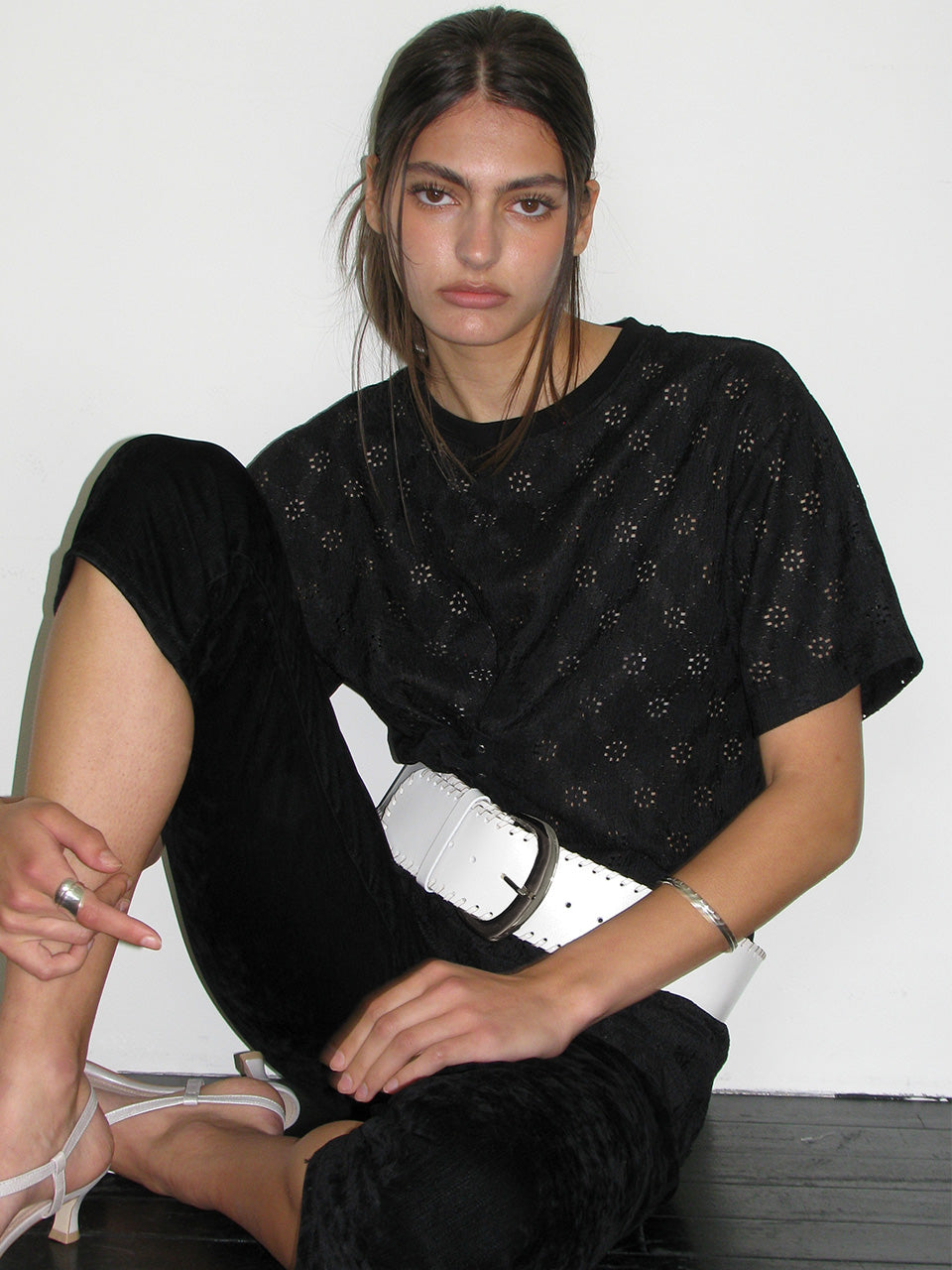 Punching Corset T-Shirt [Black]