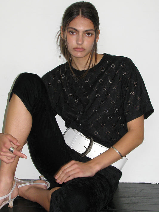 Punching Corset T-Shirt [Black]