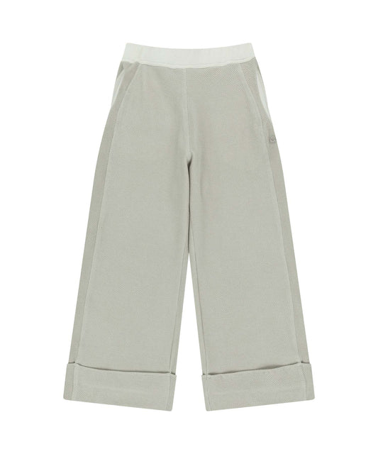 RIBBED BAND PANTS BEIGE 
