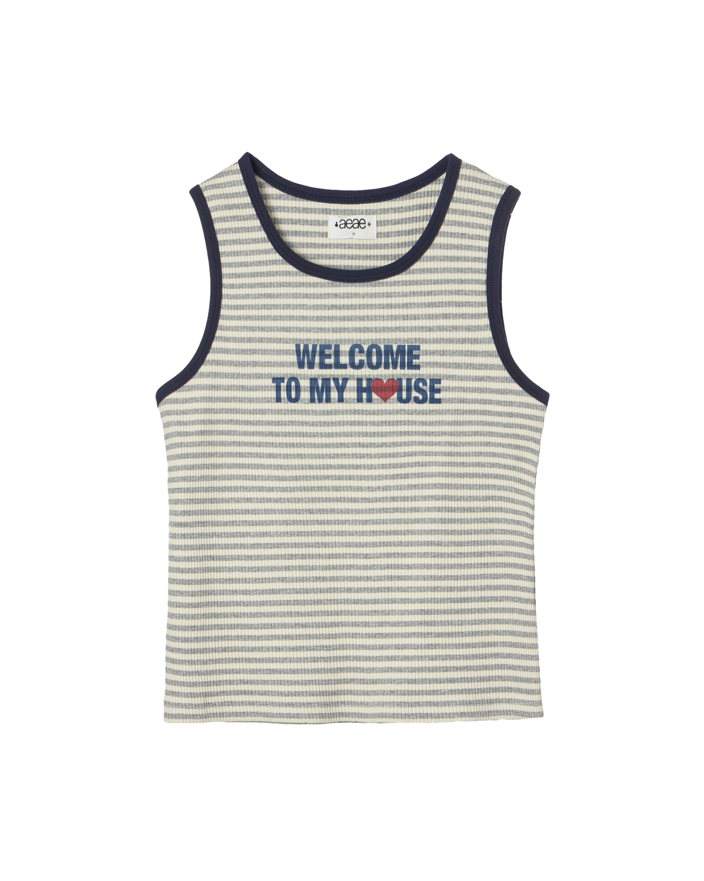 WELCOME TO MY HOUSE SLEEVELESS [MELANGE GREY]