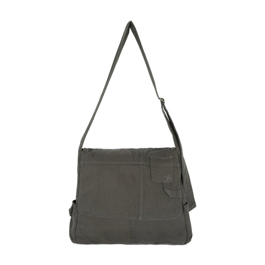 TCM washed vintage pocket cross bag (charcoal)