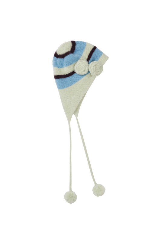 Fleur Earflap Beanie Mint