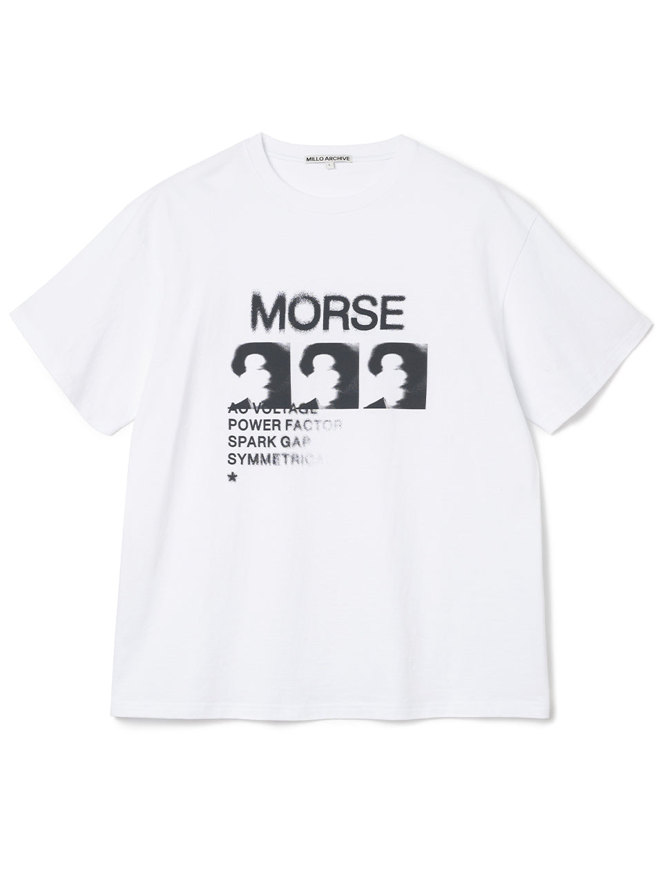 Regular Faded T-Shirts [White]