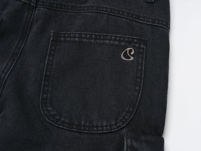 ROUND POCKET CARGO JEANS / 2 Color