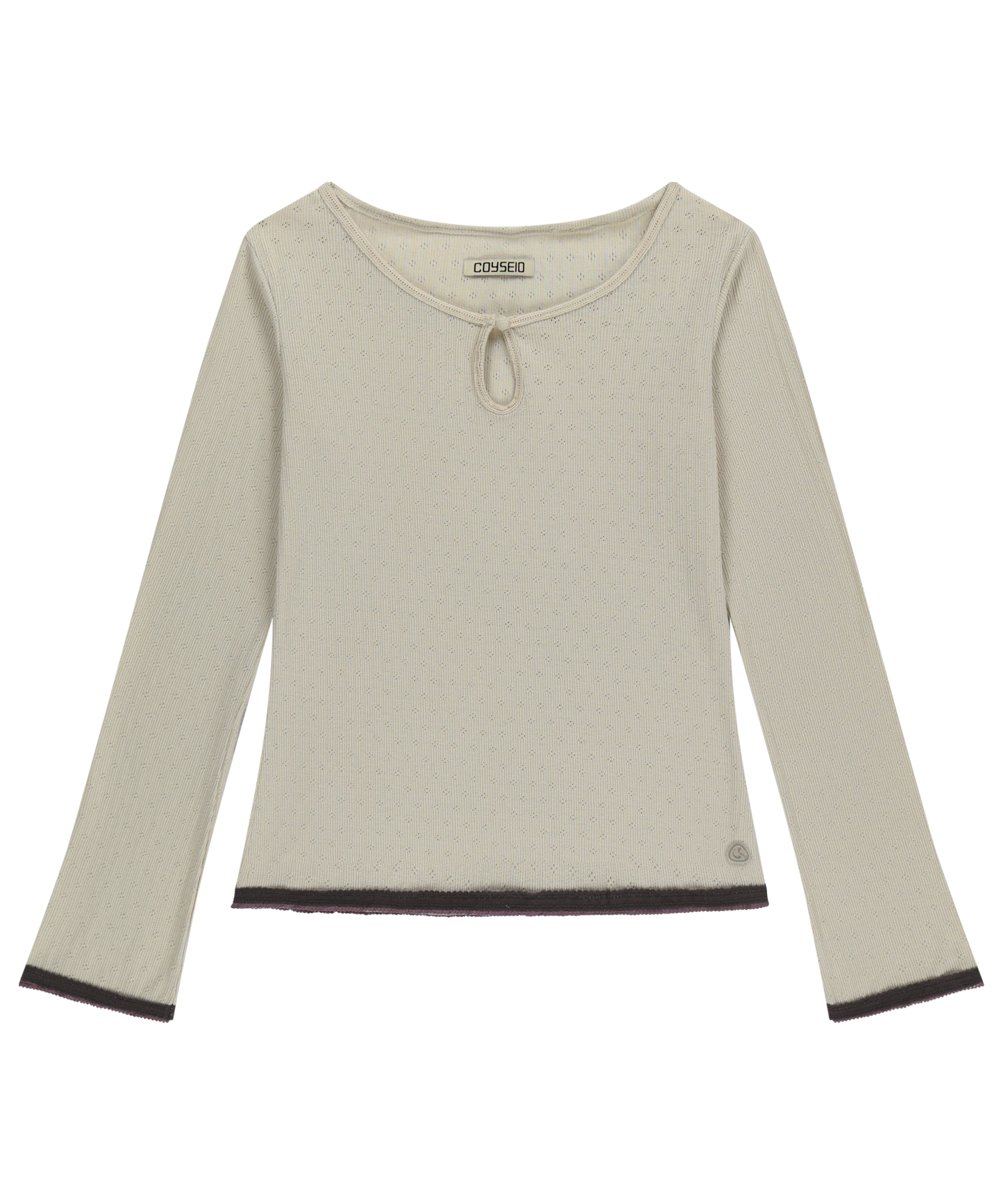 EYELET LACE LONGSLEEVES IVORY