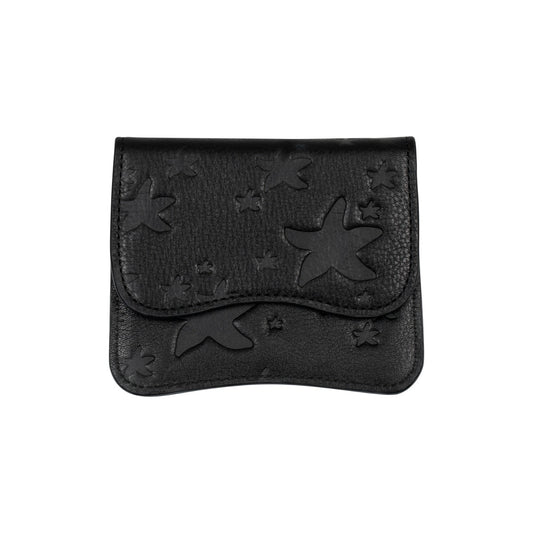 TCM starfish pattern mini pouch (black)
