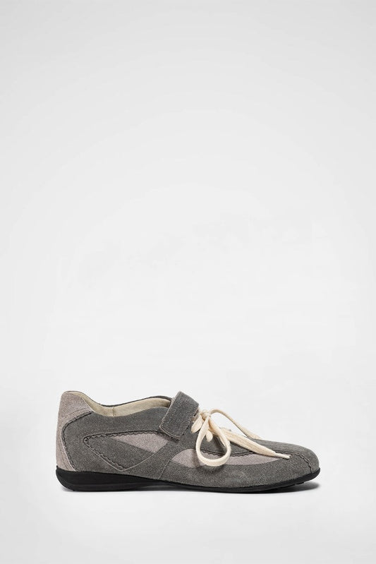 PINKING MARY JANE SNEAKERS / GREY