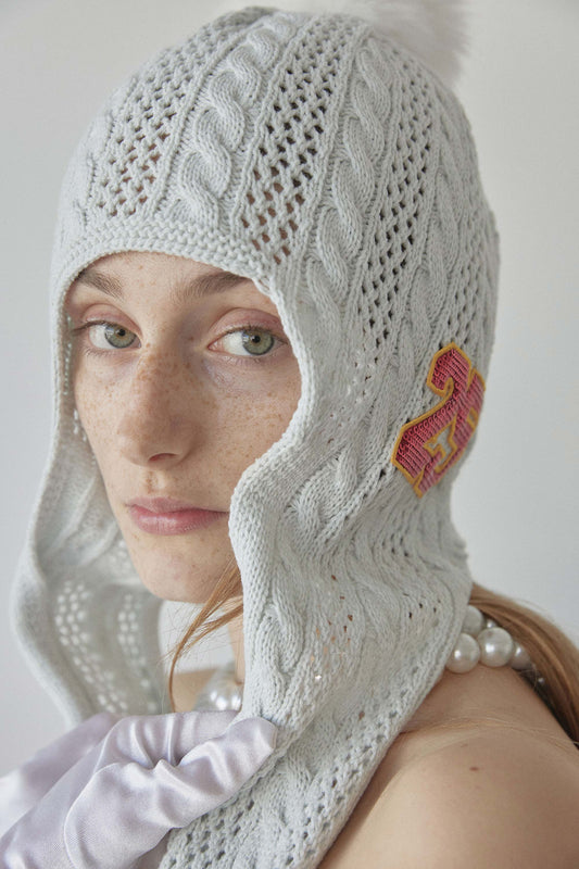 Naughty Girl Santa Beanie Blue