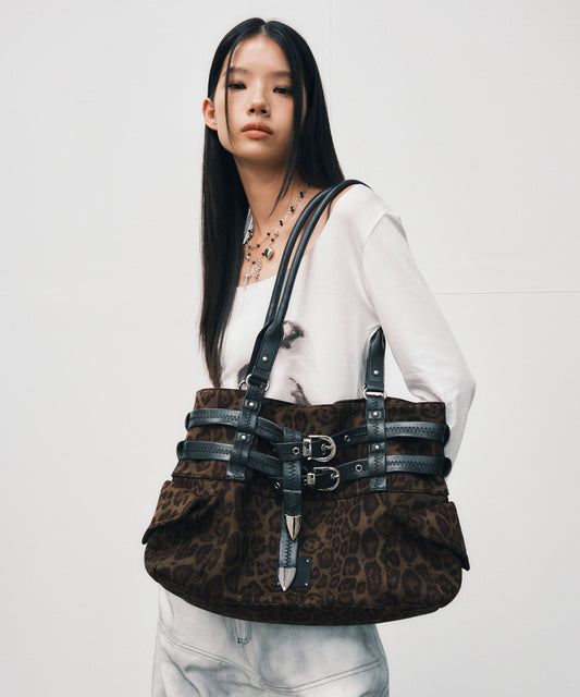 [예약배송10.14] Nexie 넥시_ Leopard Khaki