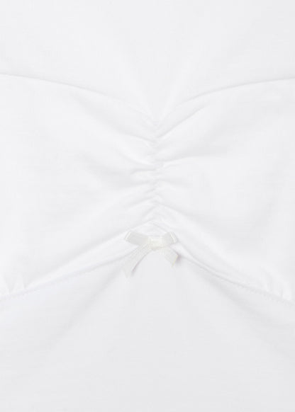 BUSTIER DETAIL T-SHIRTS / 2 Color