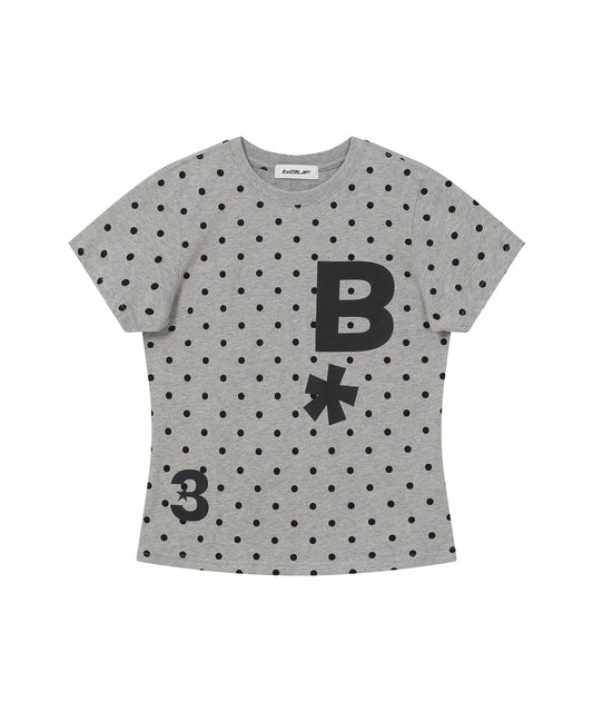 Blogo Slim Fit T-shirt [Dot Gray]