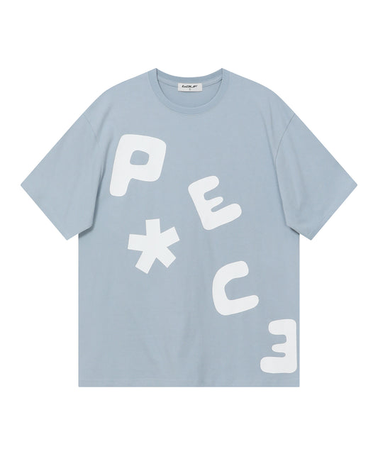 Piece logo t-shirt [Sky Blue]