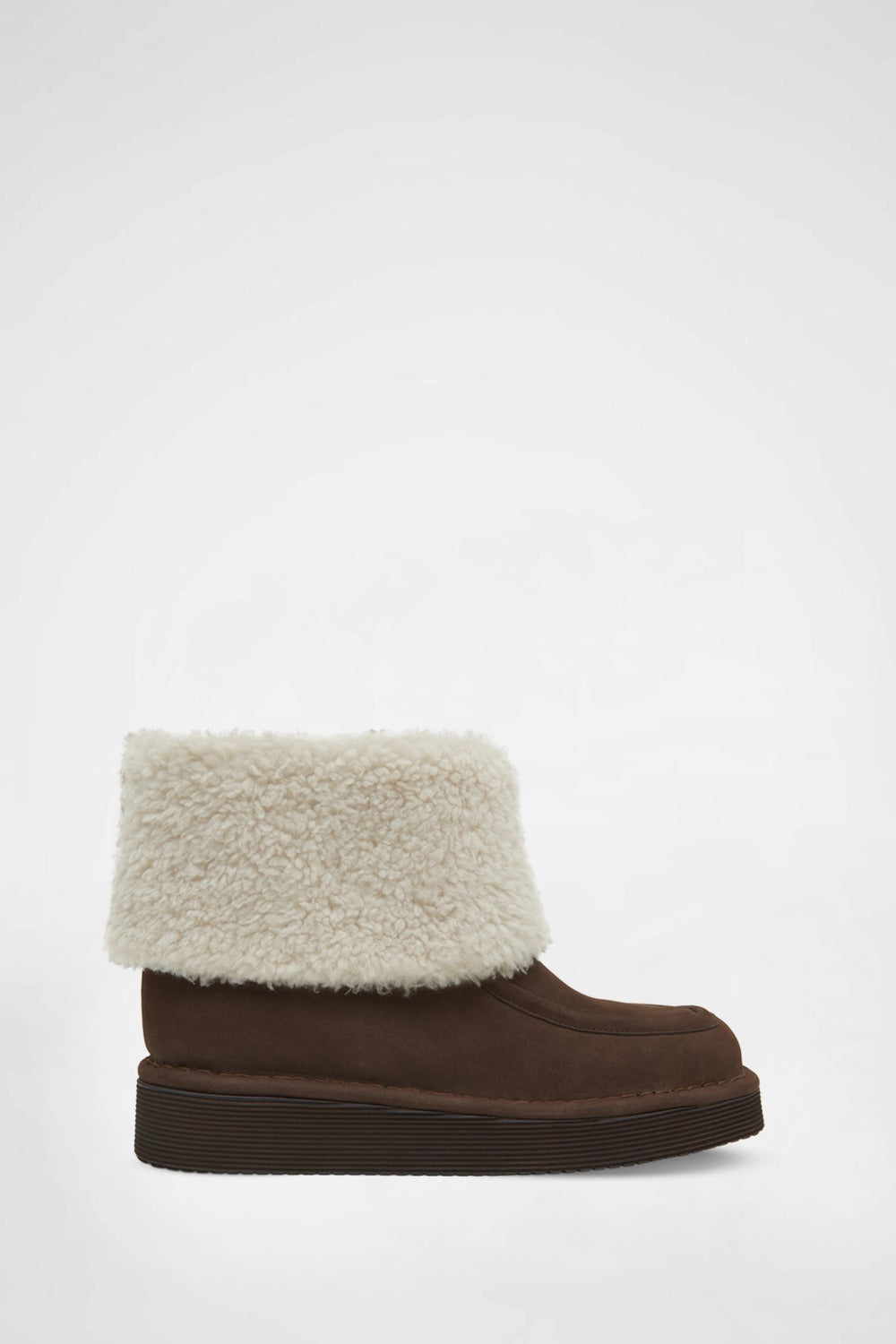CHUKKA FUR BOOTS / BROWN 