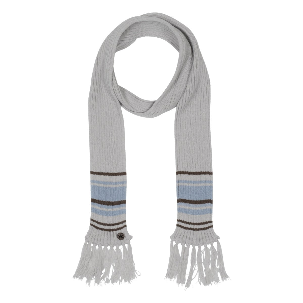 TCM mini logo button color muffler (light grey)