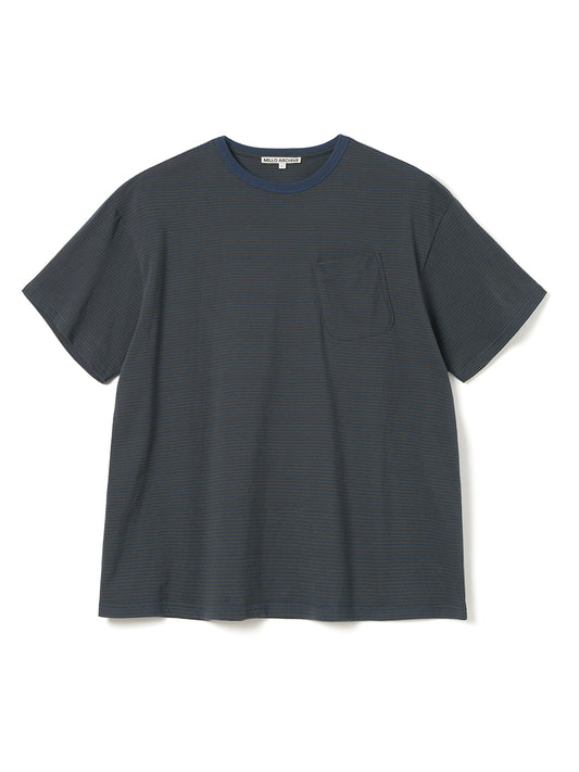 Stripe Pocket T-Shirts [Vintage Blue]
