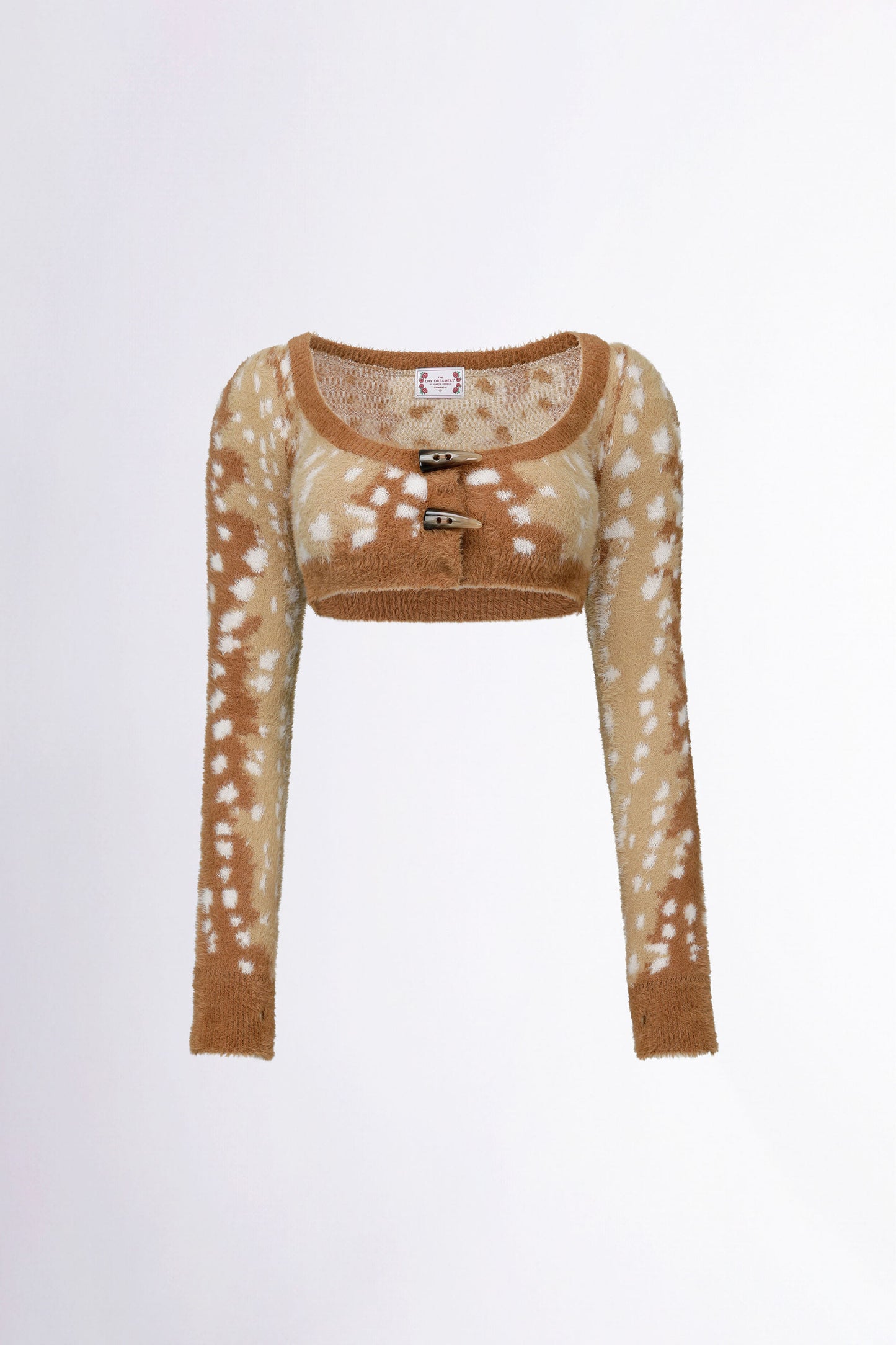 Rudolph Fur Cardigan Brown