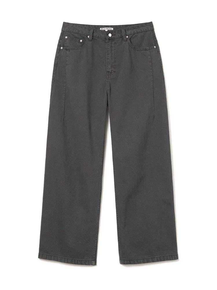 Slope Wide Pants [Grayish Green]