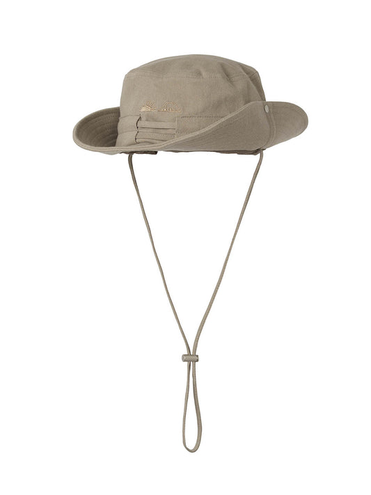 Washed Draw String Bucket Hat [Sand Beige]