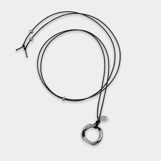 Nomad Ring Leather Necklace