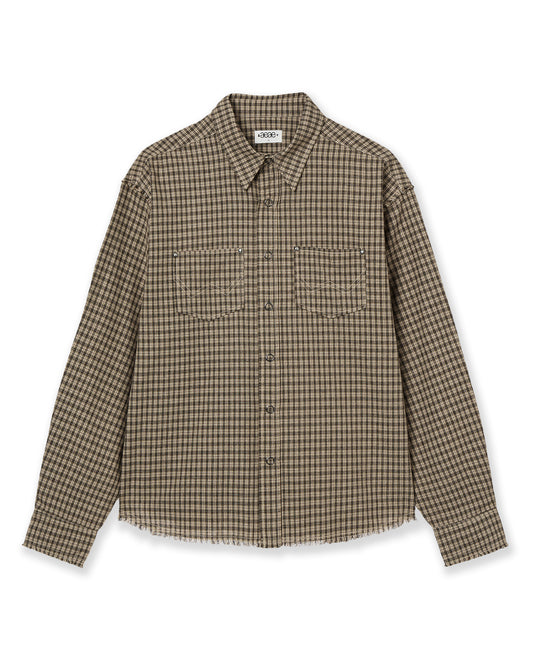 WESTERN CHECK SHIRTS [BROWN]