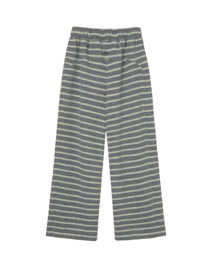 BOUCLE FLEECE PANTS [GREY]