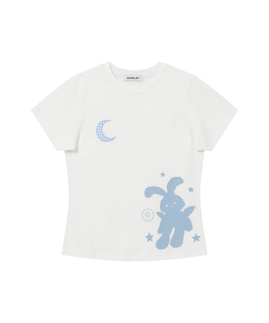 Moon Levit Slim Fit T-shirt [White]