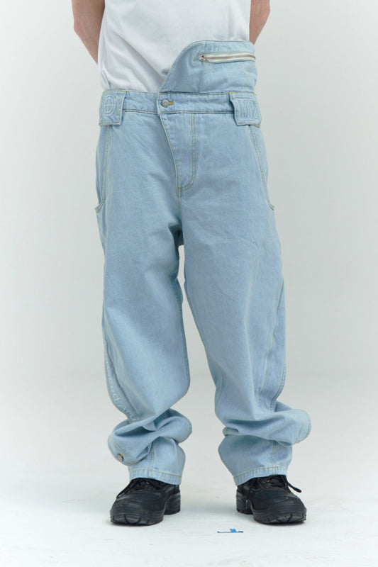 MPa SINGLE WAIST POCKET PANTS (STEEL BLUE)