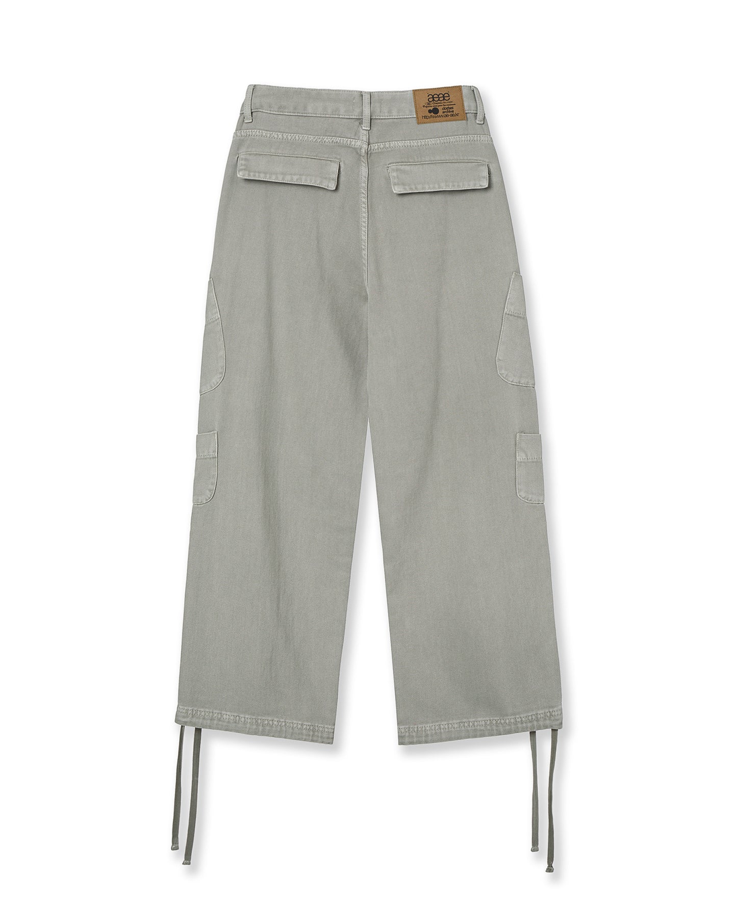 CARGO DENIM PANTS [ASH]