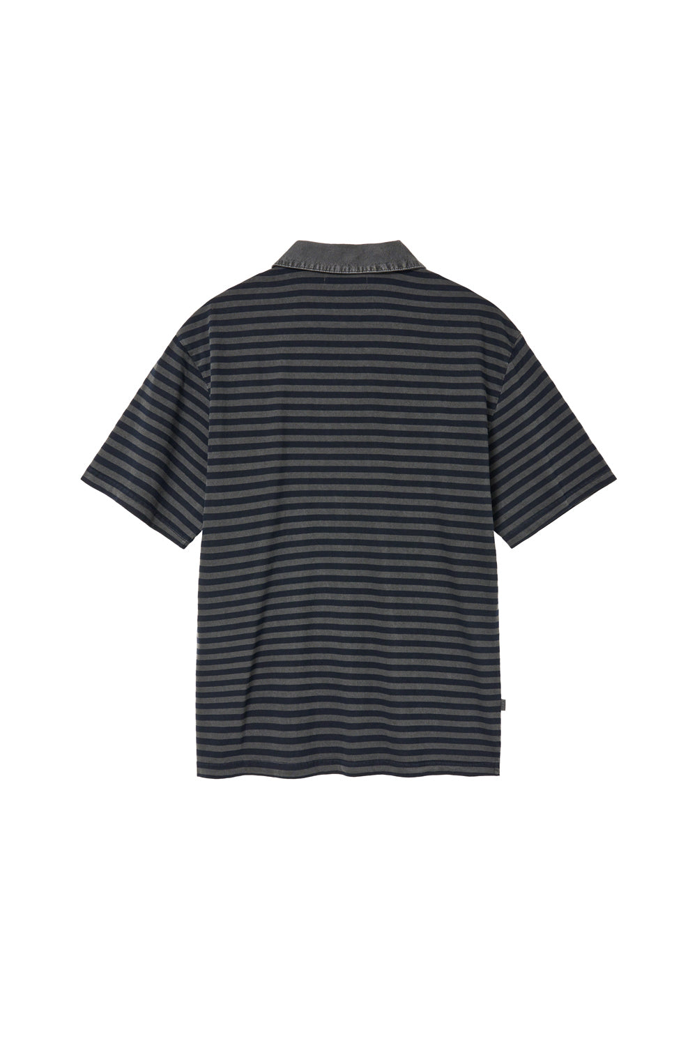 VTG Stripe Polo Tee 1/2 Blue