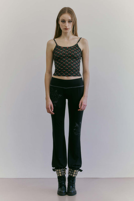 [Sculptor X Ed Hardy] Sue Me Sleeveless Top Black
