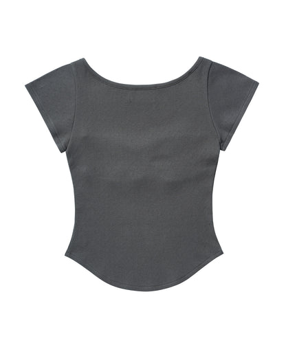 PUNCHING SHIRRING TOP / 2 Color