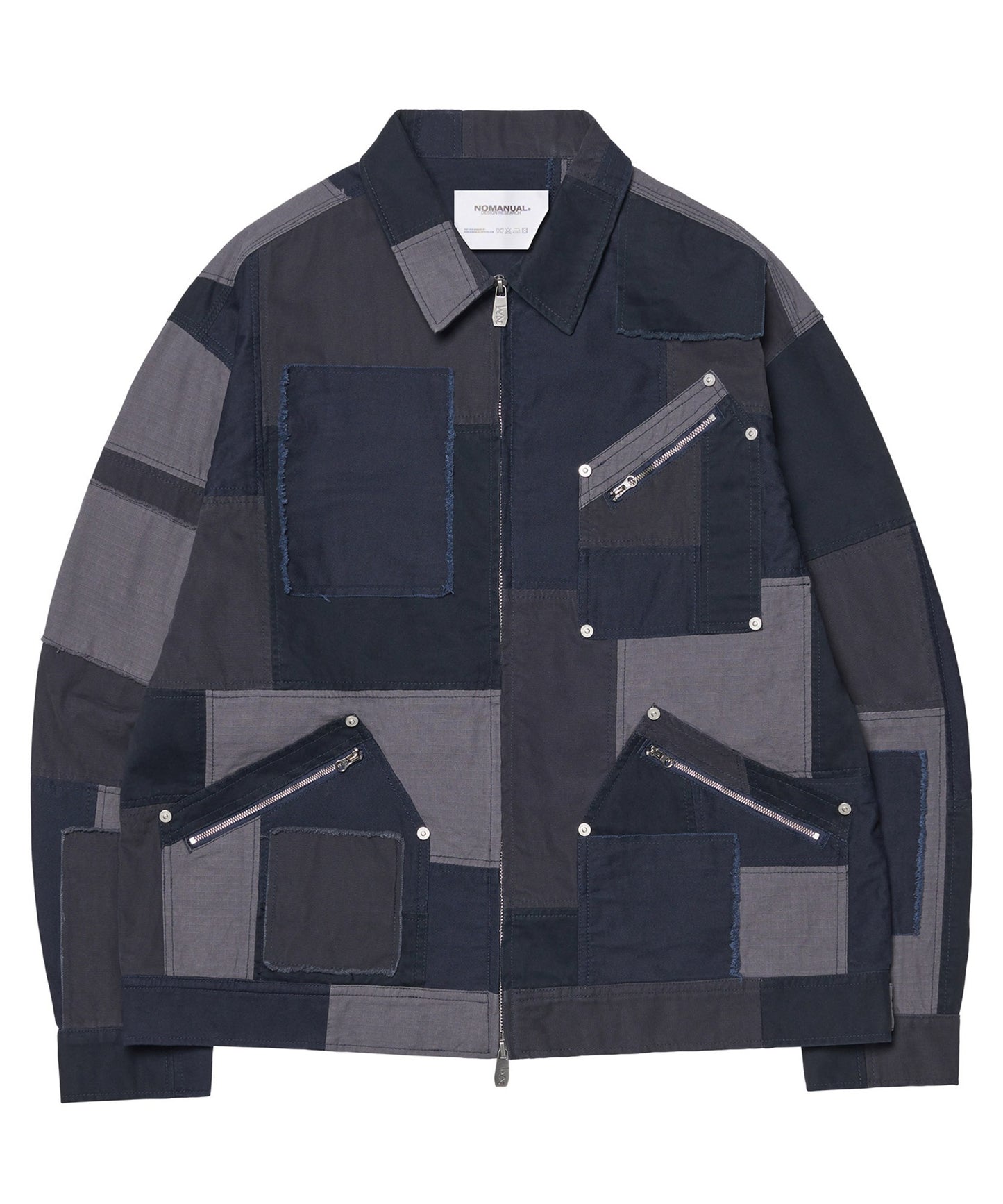 MULTI PANEL WORK JACKET - WASHED NAVY