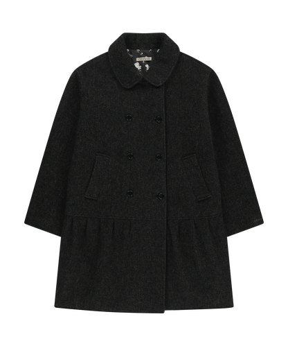 COY DOUBLE COAT CHARCOAL